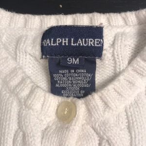 Polo by Ralph Lauren Jackets & Coats - Baby Girl Cord sweater button up Polo by Ralph Lauren Jackets & Coats - Baby Girl Cord sweater button up